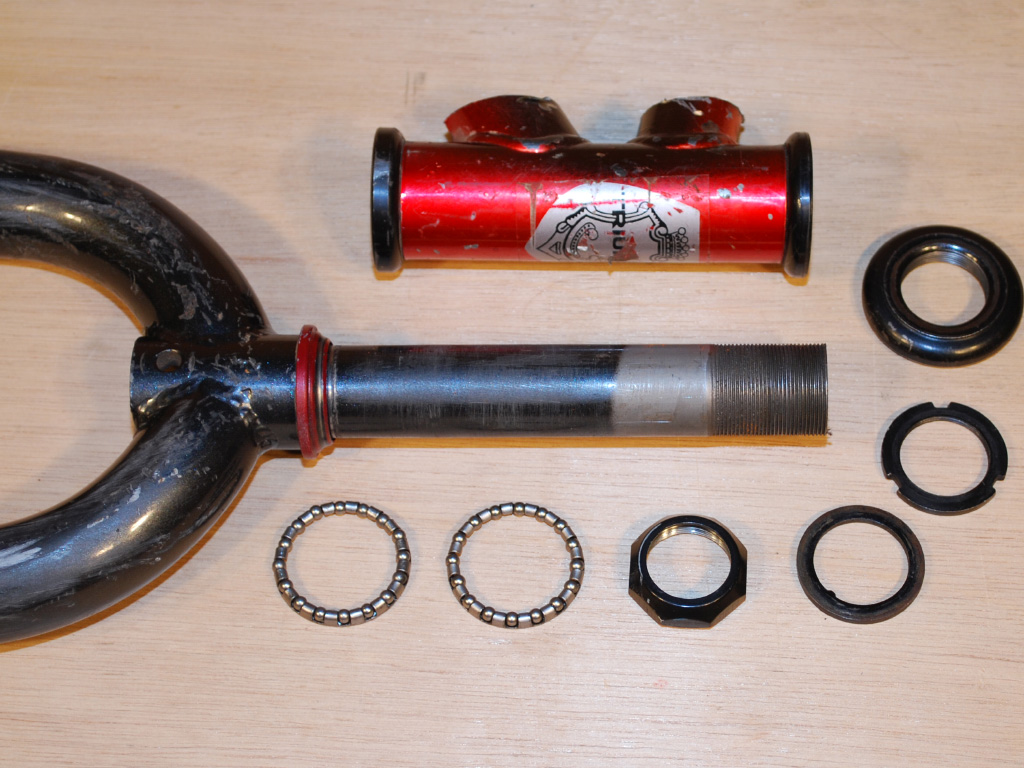LodeRunner Utility Trike - head tube parts